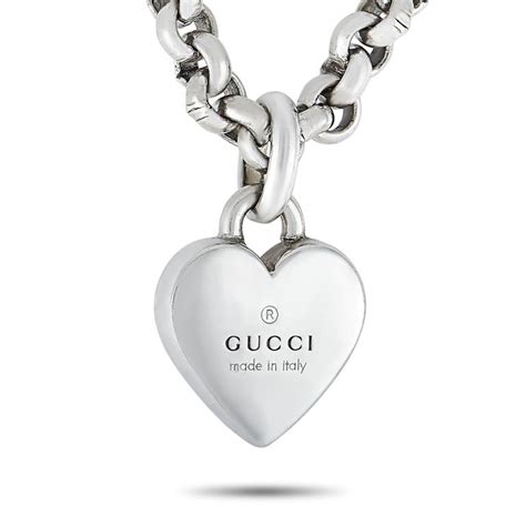 bracciale gucci toggle heart|trademark necklace with heart pendant.